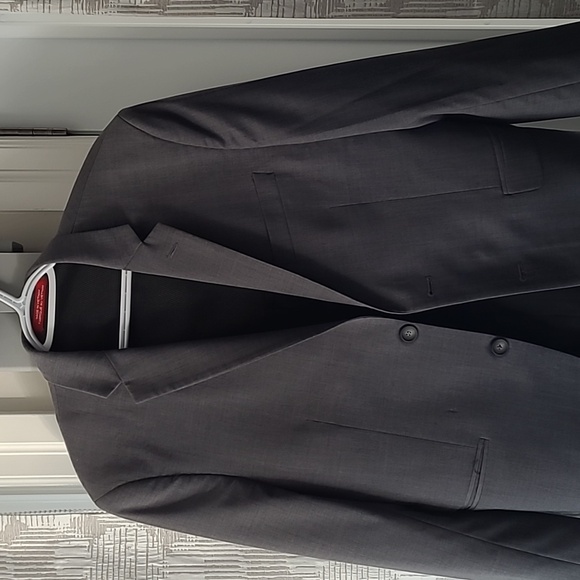 Men's jacket size 40 short Kenneth Cole gray - Picture 2 of 10